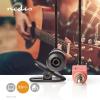 MICROFONO PC NEDIS MICCJ100BK A CLIP CON CAVO E CONNETTORE JACK 3,5 MM